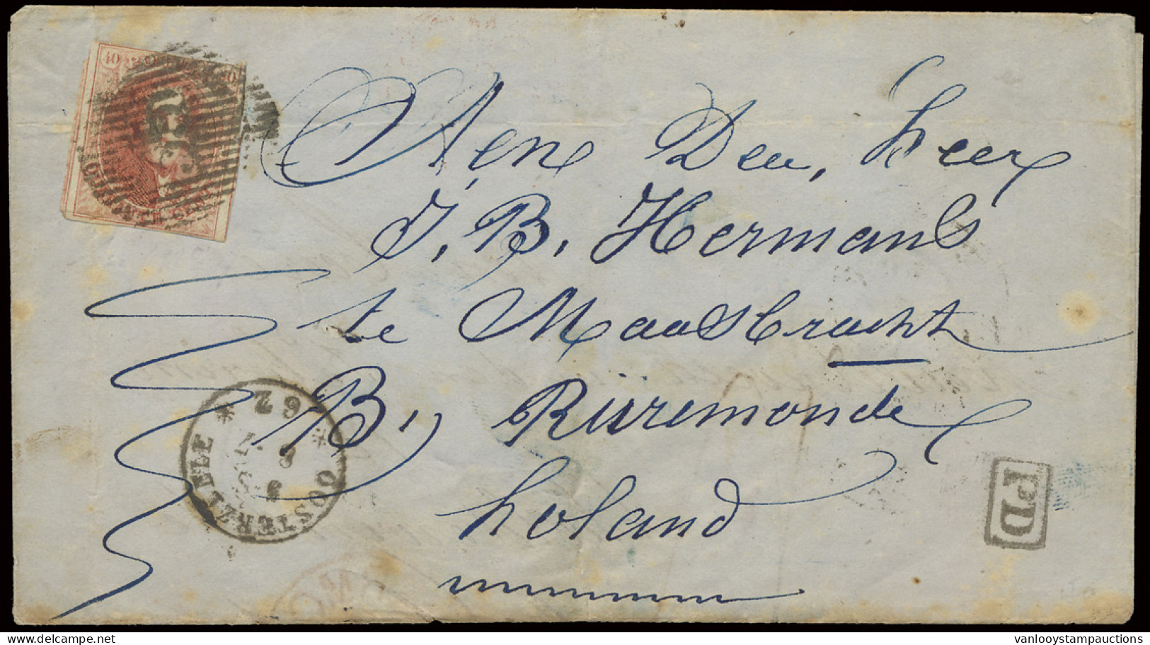 33 Medaillonbrieven, Waarvan 8 Naar Buitenland, 1 Taxe Brief En 1 Sierbrief, Gemengde Kwaliteit, Maar Veel Betere Kantor - 1849-1865 Medaglioni (Varie)