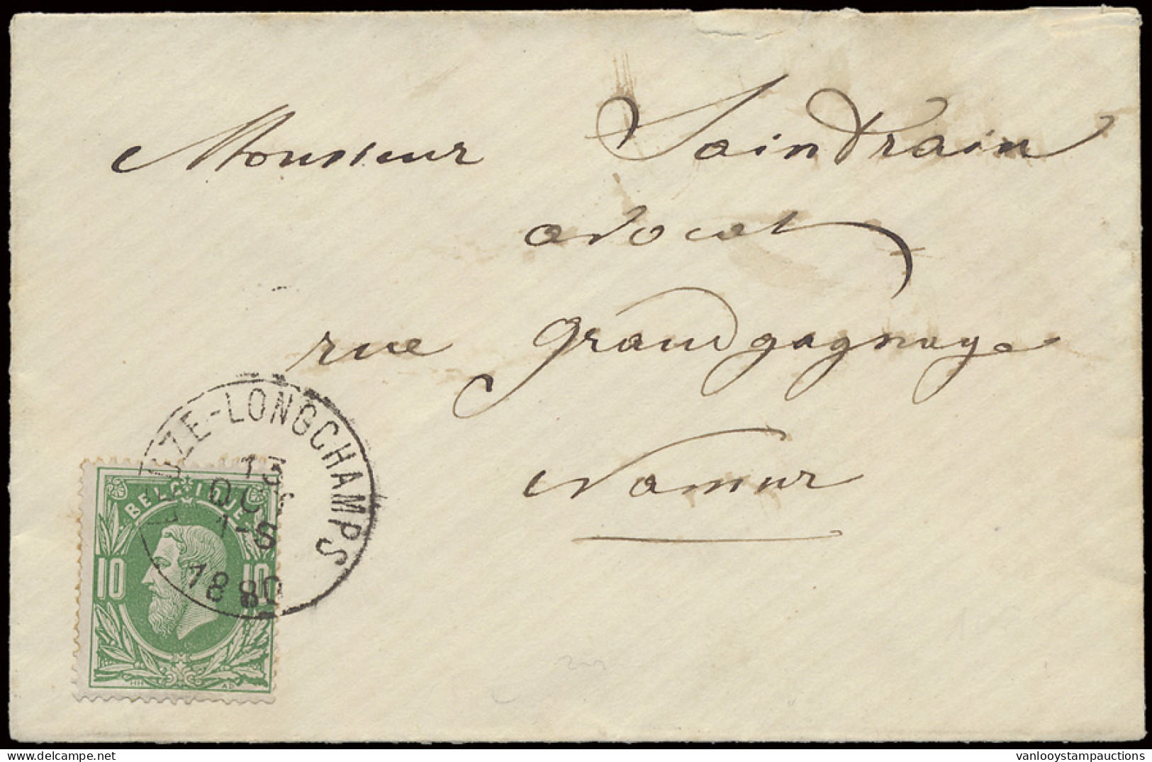 Meer Dan 30 Documenten Met 'Uitgifte 1869 En 1884' Veel Naar Het Buitenland, W.o. Met Ambulant, Express, Aangetekende, E - 1869-1883 Leopold II.