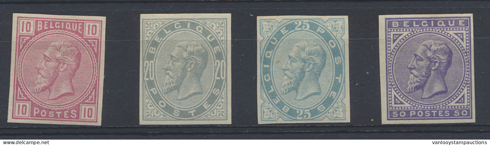 N° 38/41 Volledige Reeks, Zm (OBP €195) - 1883 Léopold II