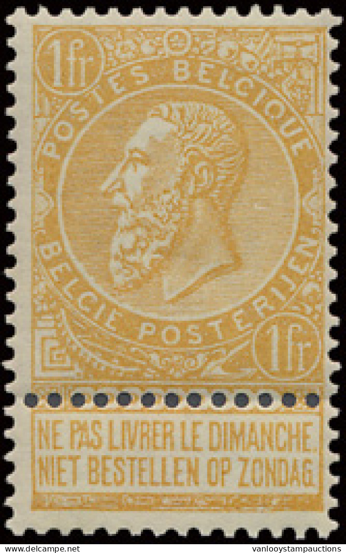 ** N° 59, 60, 65 En 66 Vier Waarden Uit De Reeks Fijne Baard, Mooi Postgaaf, Zm (OBP €880) - 1893-1900 Fine Barbe