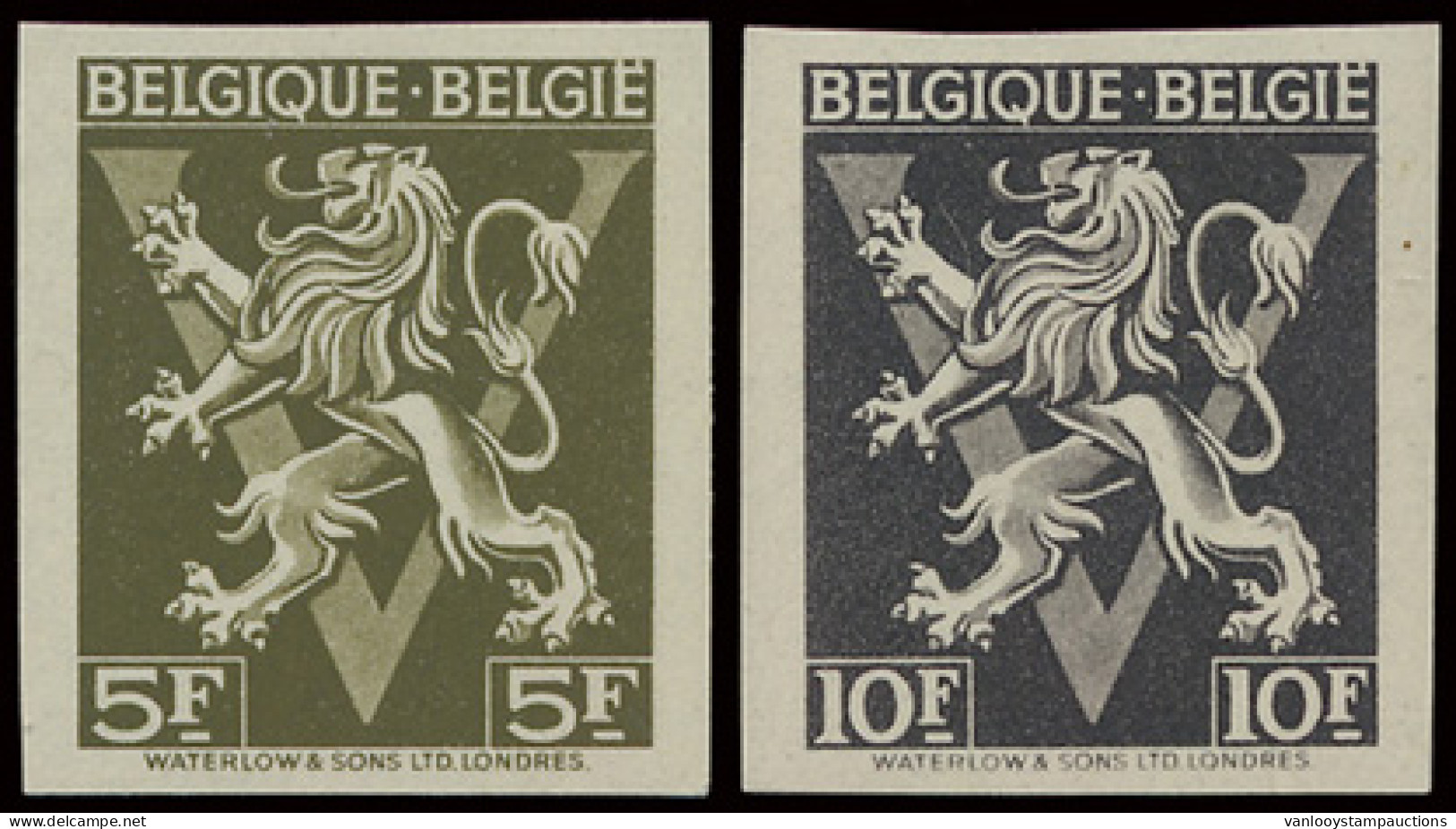 N° 674/89 'Volledige Reeks Ongetand **' Zonder Specimen 'België- Belgique' Zm (OBP € 265) - Other & Unclassified