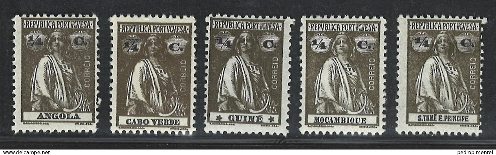 Portugal Colonies Omnibus Ceres 1/4c 1914 MH OG - Autres & Non Classés