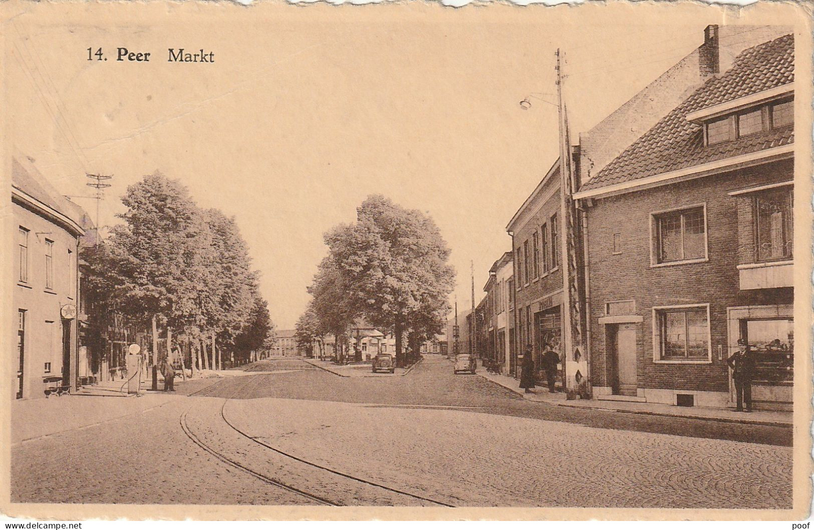 Peer : Markt --- 1955 - Peer