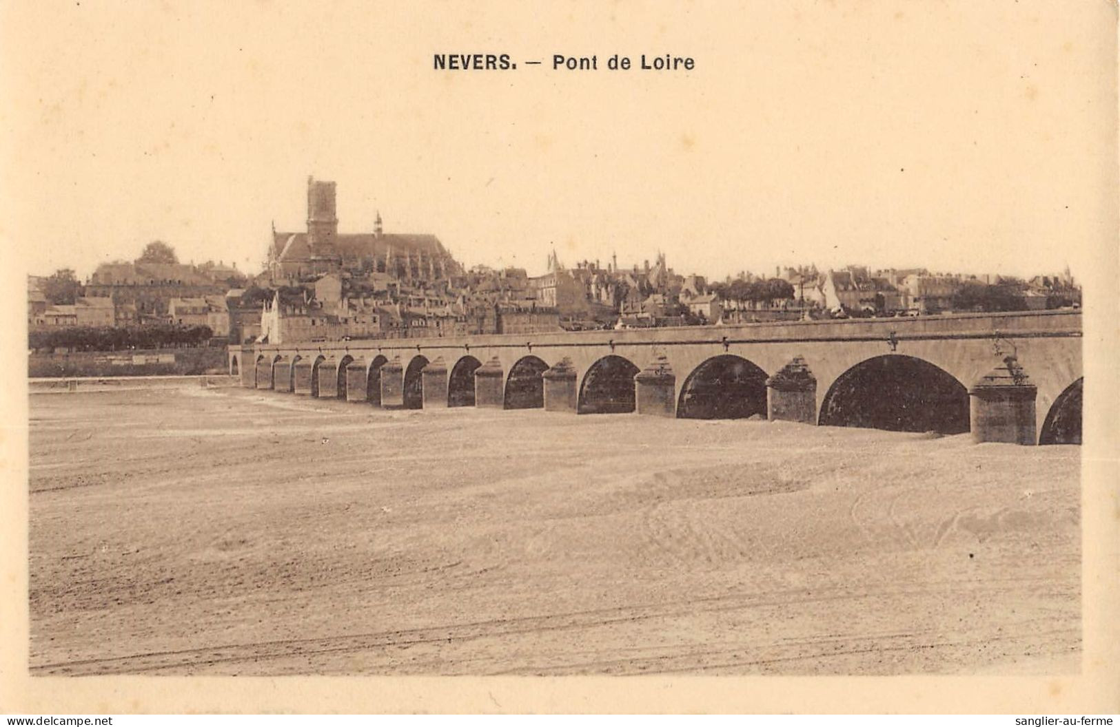 CPA 58 NEVERS / LE PONT DE LA LOIRE - Other & Unclassified