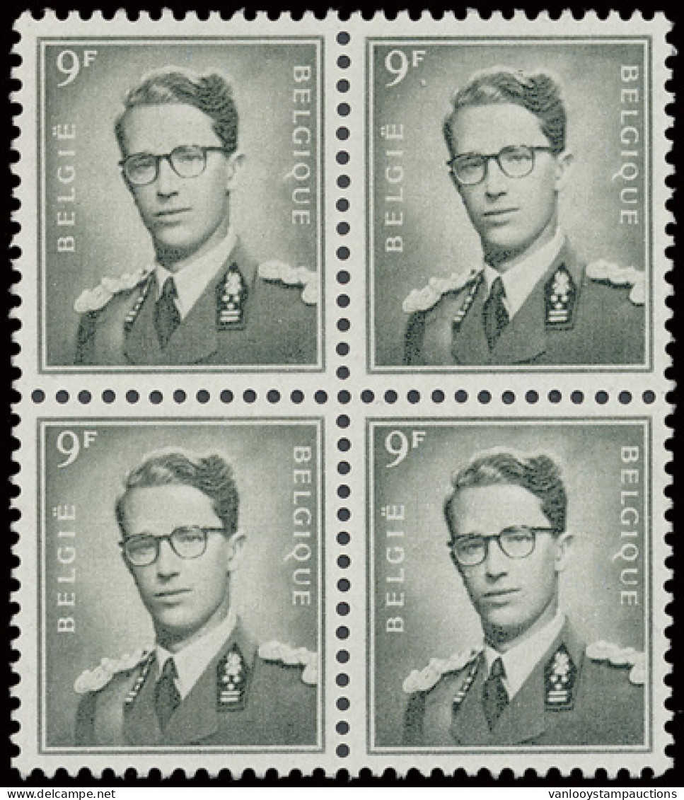 ** N° 1069A, 1070, 1072 En 1073 '6,50- 7,50- 8,50- En 9 Fr' (in Blokken Van 4), Zm (OBP € 1.320) - 1953-1972 Lunettes