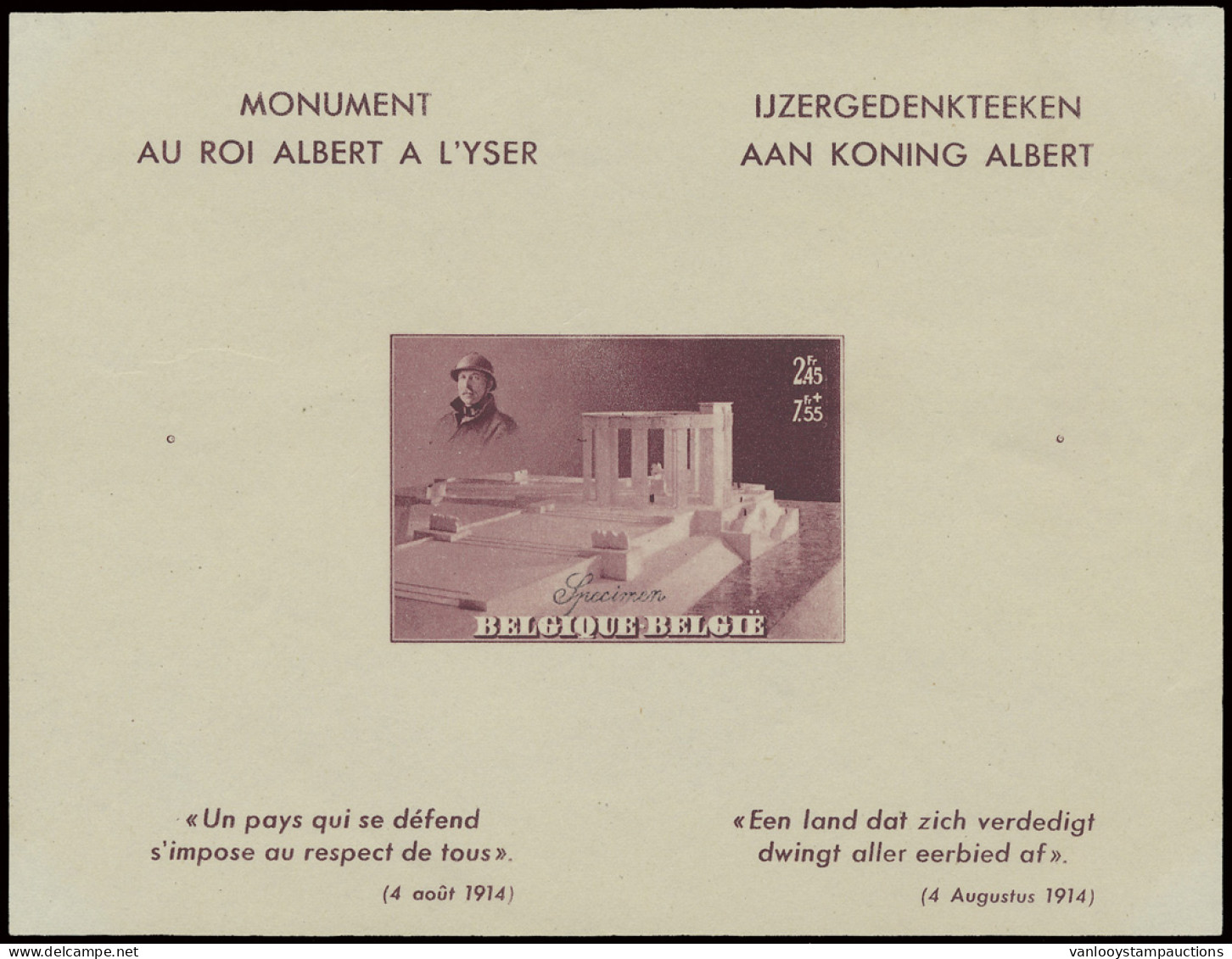 ** 1930/1960 Samenstelling Blokken In Insteekboek, W.o. Charleroi (2x), BL 8 Ongetand, Koekelberg, Zuidpool, BF 5 (2x),  - Sonstige & Ohne Zuordnung