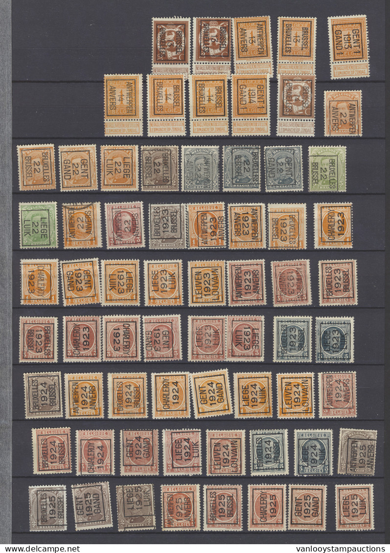 (*) 1913/1938 'Typo Verzameling' Op Insteekbladen, 224 Zegels (geen Dubbels), Zm/m. - Other & Unclassified