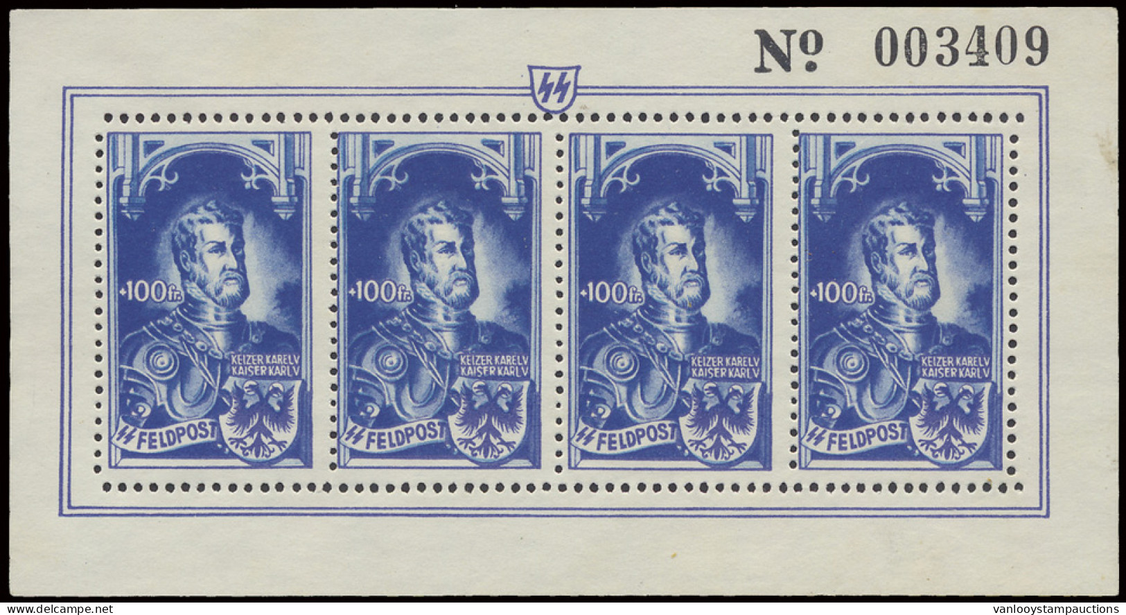 (*) E 38/43 In 6 Velletjes Van 4 Met Nummer, Zonder Gom, Zm (OBP €1.020) - Erinnophilie - Reklamemarken [E]