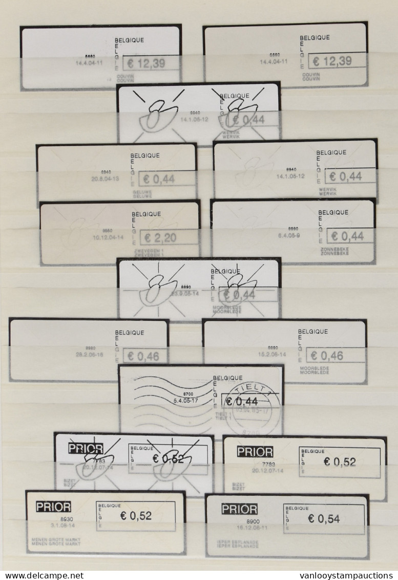 (*)/0 2004/2008 Samenstelling 66 Prior-vignetten + 3 Kilopost, Zm - Other & Unclassified