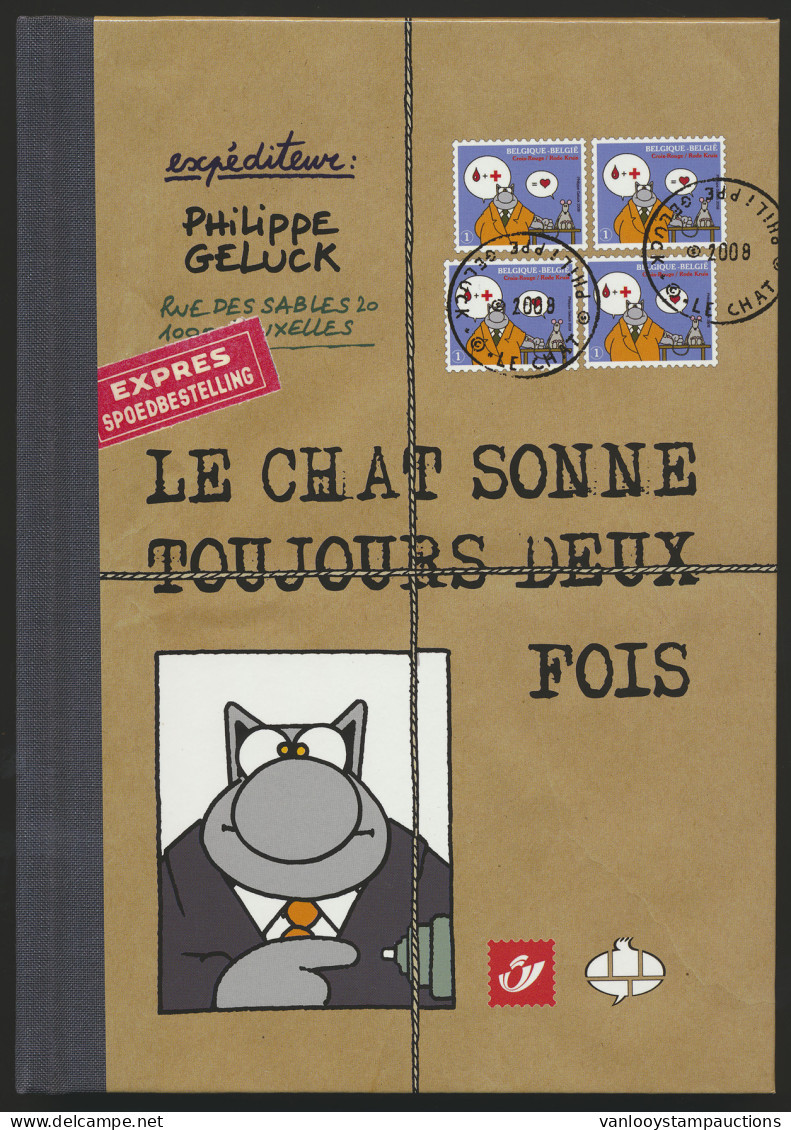 LIT Le Chat Sonne Toujours Deux Fois Getekend Met Zegel, Special Angoulême, Oplage 325ex./n° CXXXI, Zm - Philabédés