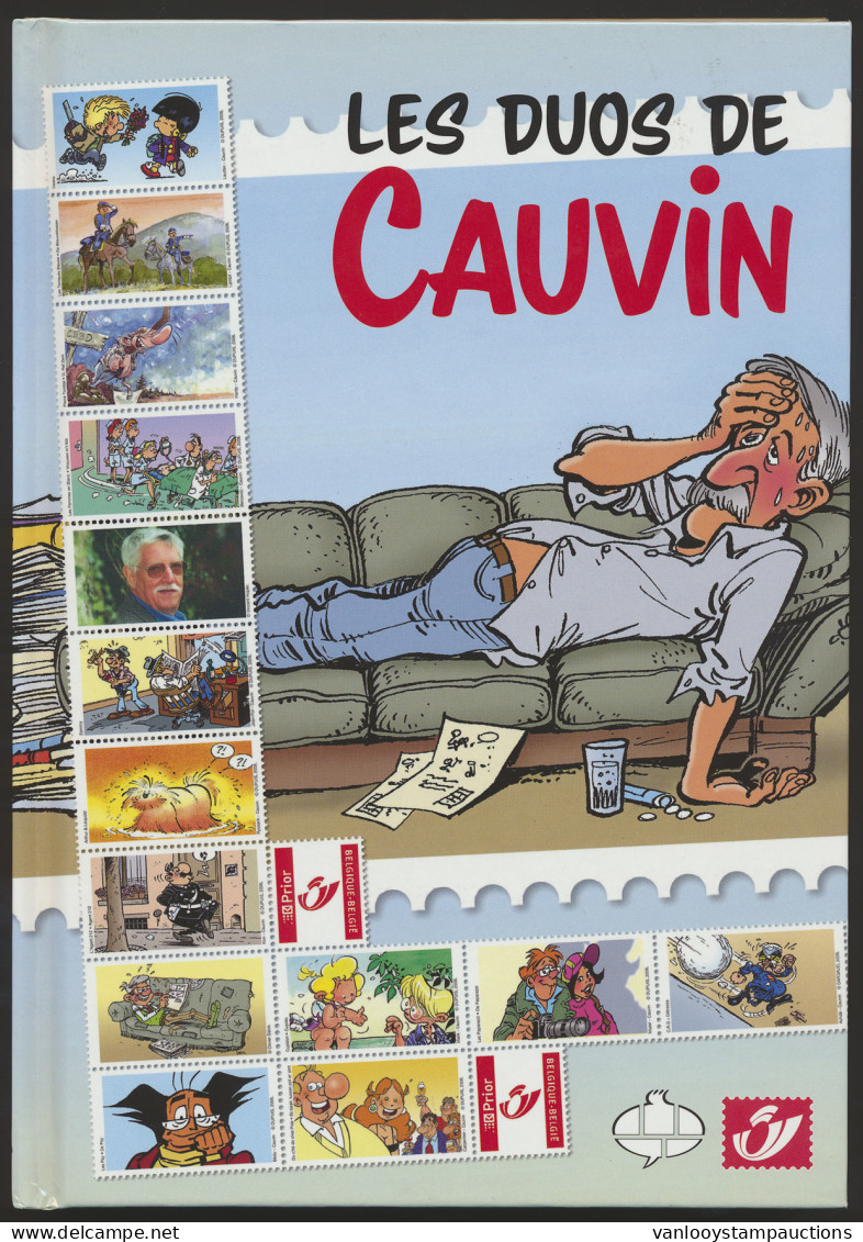 LIT Cauvin, Les Duos De Cauvin Met Zegels, Oplage 1600ex./n° 266, Zm - Philabédés (fumetti)