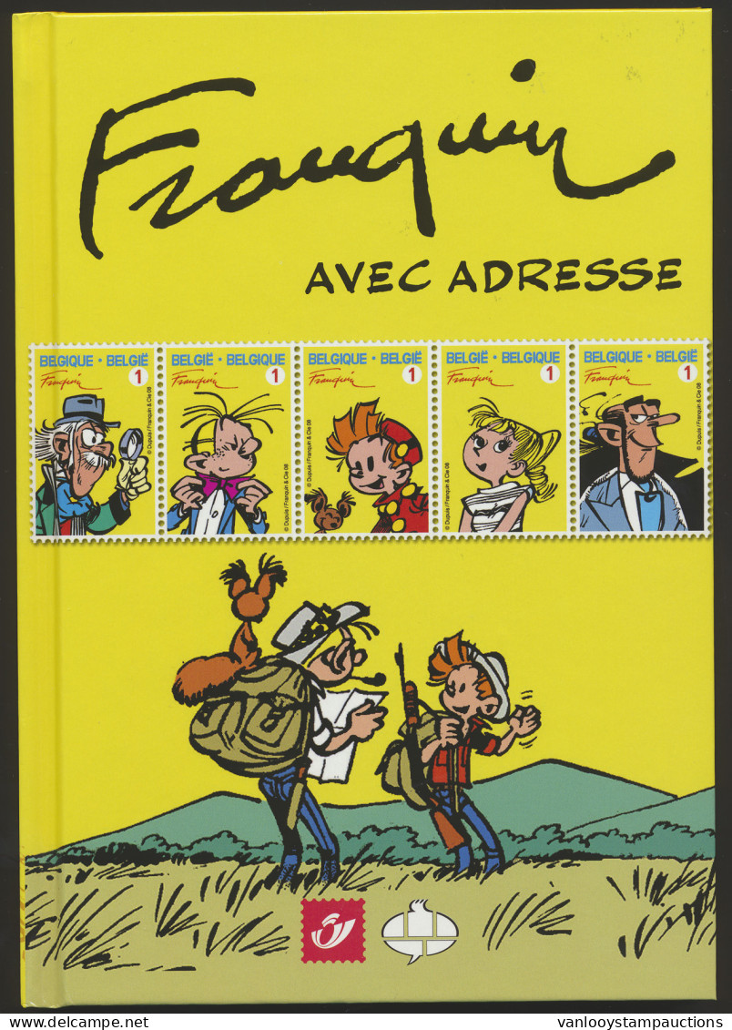 LIT Franquin,Avec Adresse Met Zegels Oplage 2500ex../n° 935, Zm - Philabédés (cómics)