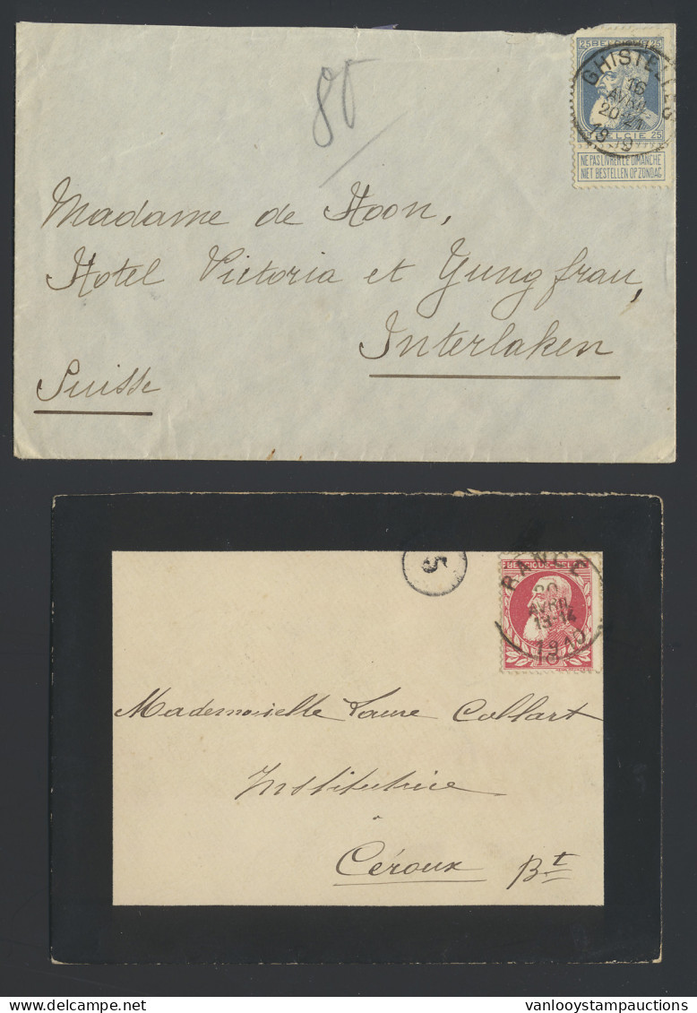 1894/1907 Samenstelling 65 Poststukken Met Diverse Afstempelingen W.o. Brede Baard, Zm/m/ntz - Altri & Non Classificati