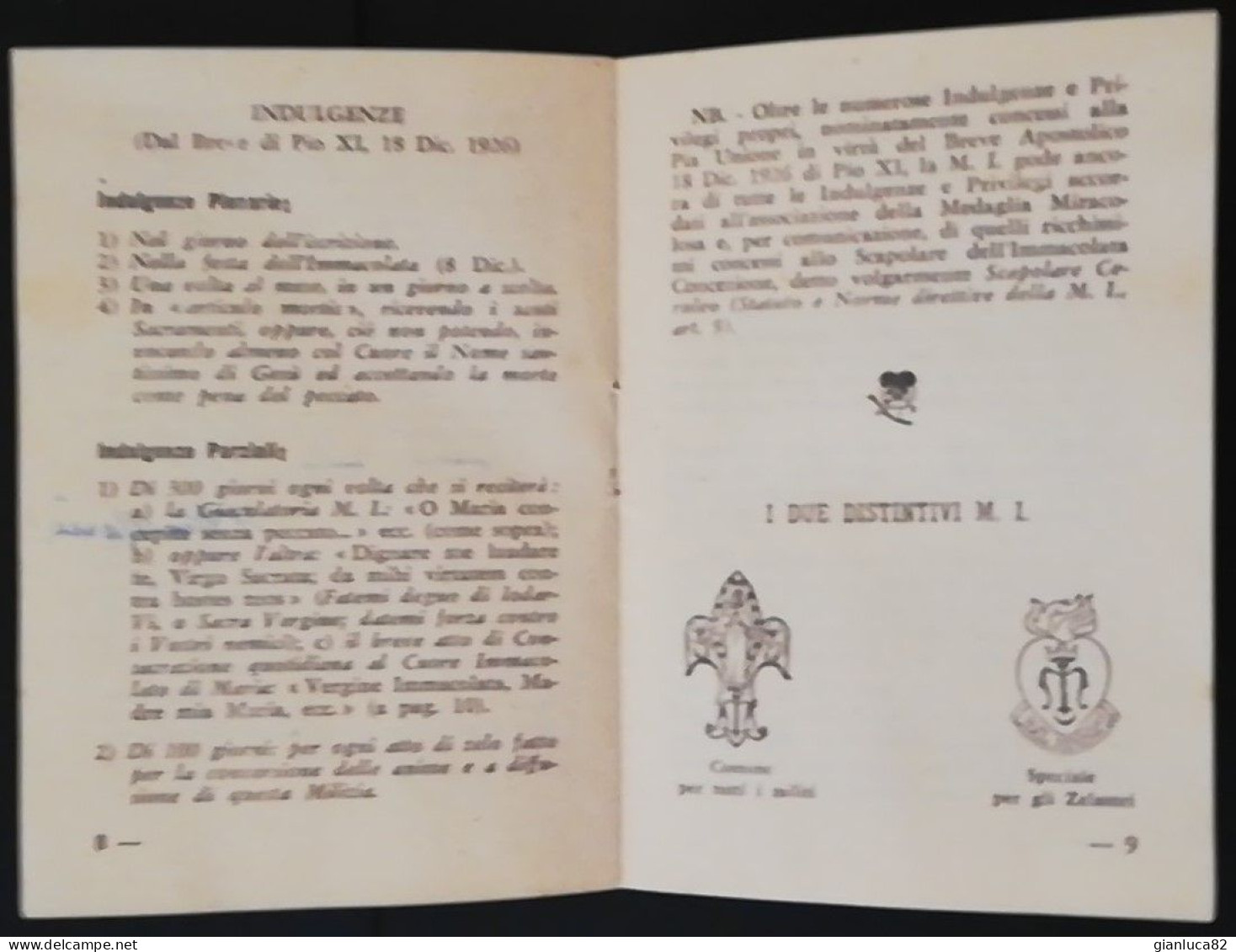 Libretto Religioso “Milizia Dell’Immacolata” Con Scheda Di Iscrizione 1953 (Relig27) Come Da Foto - Libros Antiguos Y De Colección