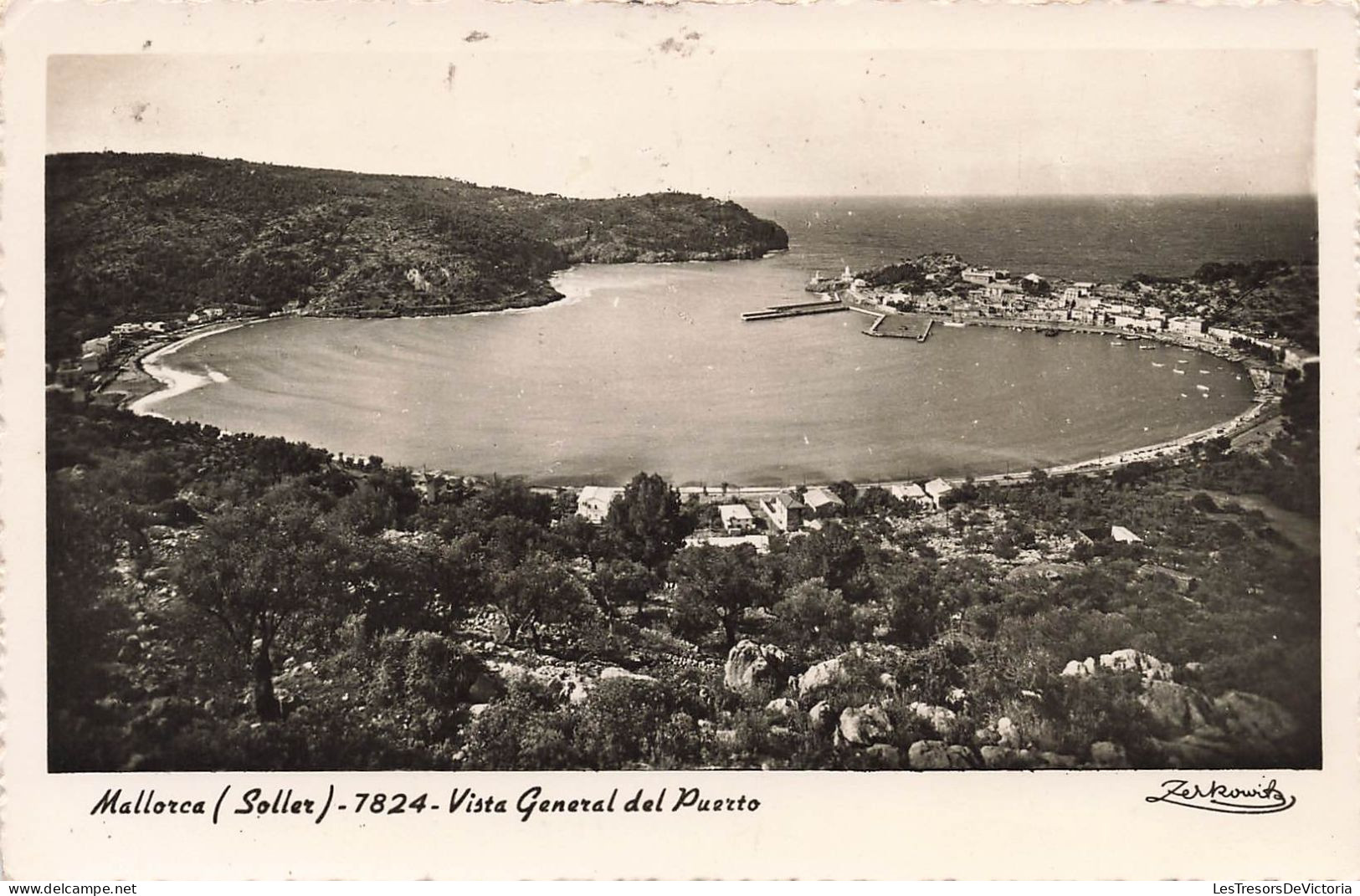 ESPAGNE - Mallorca (Soller) - Vista General Del Puerto - Carte Postale Ancienne - Mallorca