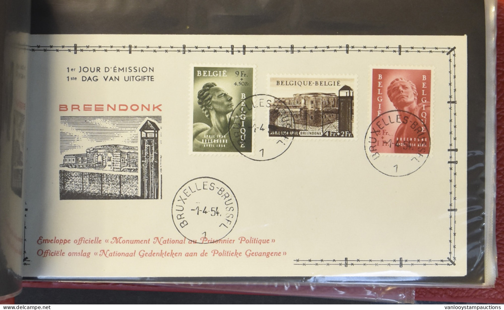 FDC 1953/1966 Verzameling Honderden FDC's In 6 Albums, W.o. Europese Jeugd, Monument Albert I, Breendonk II, Brugge, Enz - Collezioni