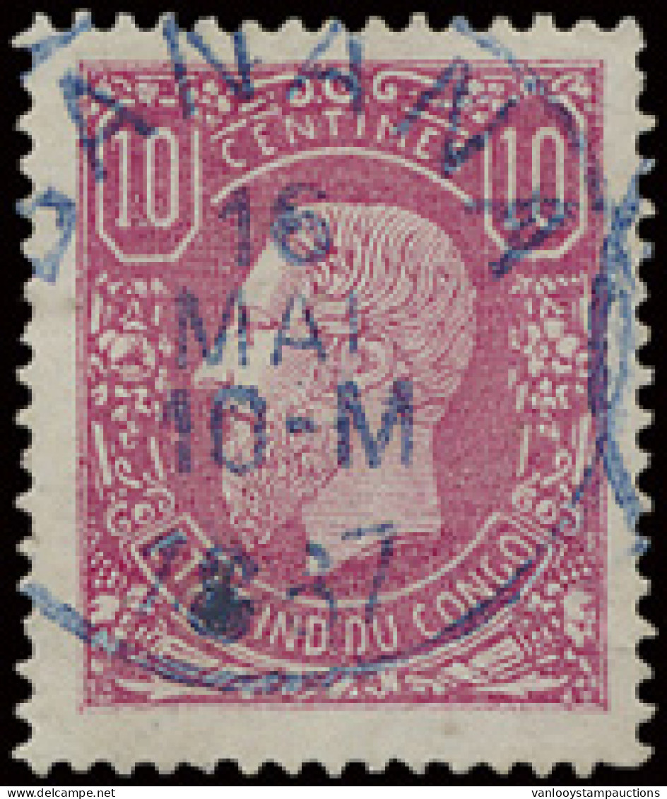 N° 2 '10c Pink' Lightly Off Centre, Used Banana 16 May 1887 (in Blue), F/VF. - 1884-1894