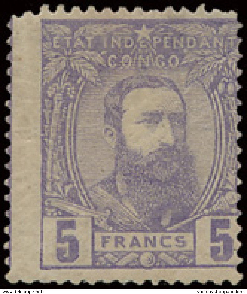 * N° 11 5fr. Violet Off Centre Tot The Right With Left Neighbour, Thin, Signed CBE, Vf/to Be Checked (OBP €1.950) - 1884-1894