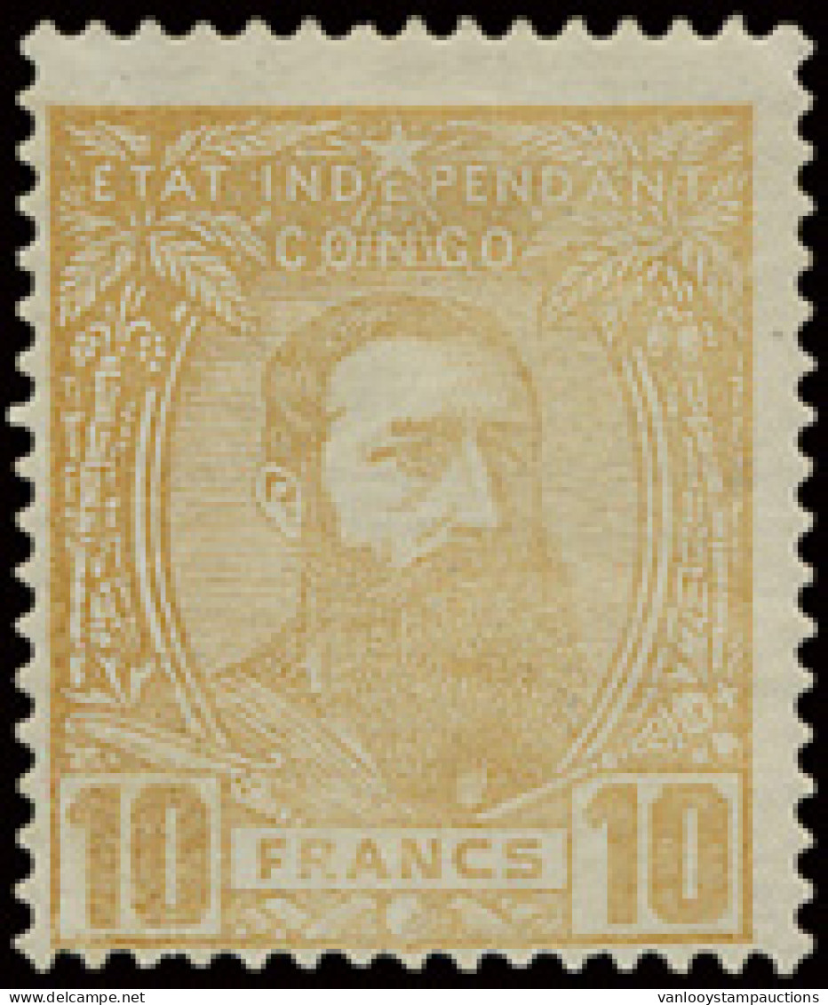 * N° 13 10fr. Yellow Ochre Off Centre To The Bottom Left Corner, Signed SPHB, With Certificate, Vf/f (OBP €840) - 1884-1894