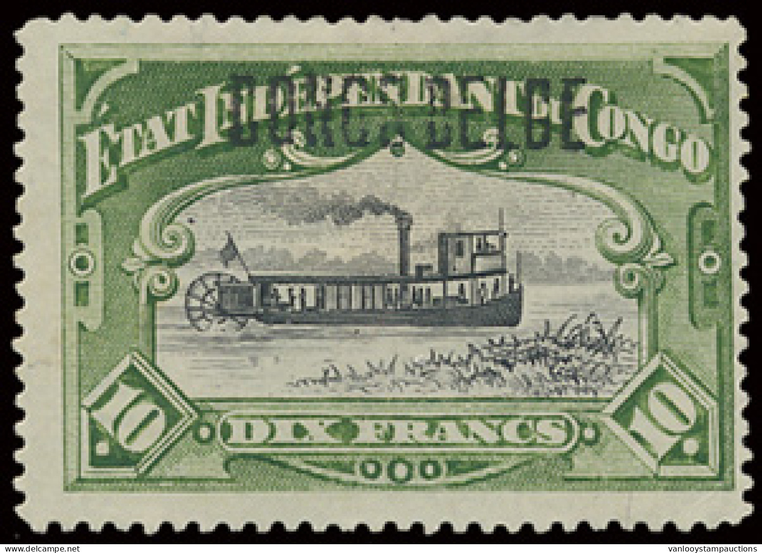 **/* Lot Of 4 Stamps: 35 B2 **, 32 B2 *, 35 B2 *, 39 B2 *, 15c. Ochre, 50c. Olive And 10fr. Green Perf 14 1/4 With Bruss - Other & Unclassified