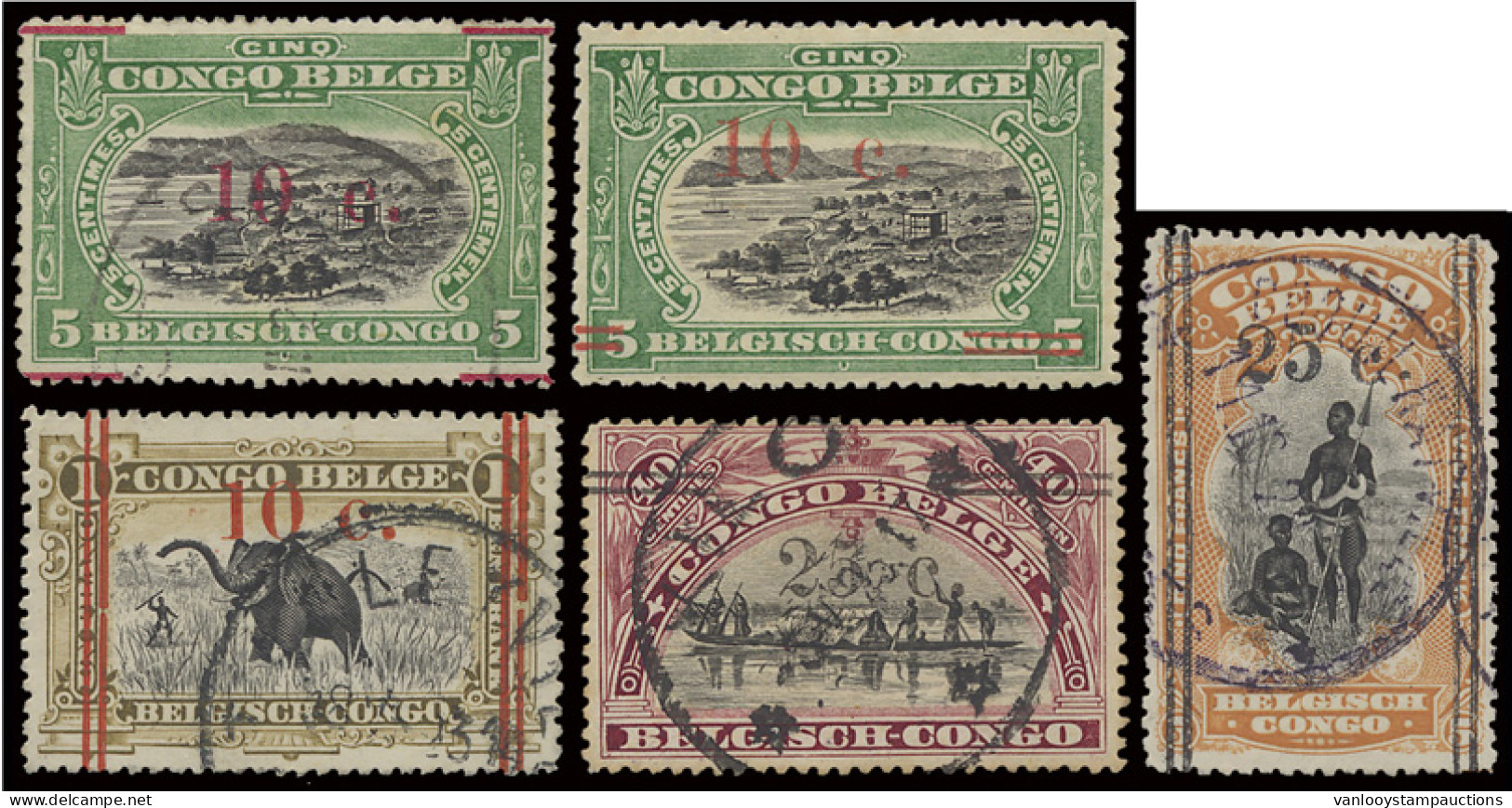 */0 Accumulation Of Stamps 'Boma Issue' Incl N° 100 (22x), 101 (5x), 102 (49x) And 103 (5x), Some Nice Cancellations, Cu - Autres & Non Classés