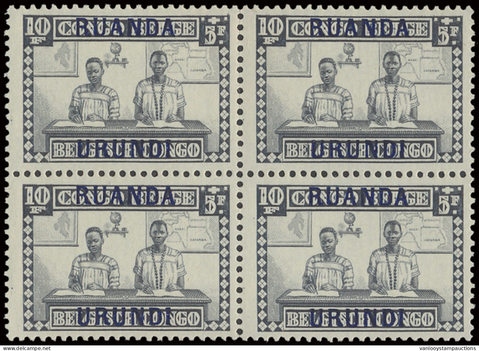 ** N° 81/89 (8x) Goutte De Lait Issue, 2 Full Sets In Block Of 4, Zm (OBP €1.440) - Sonstige & Ohne Zuordnung