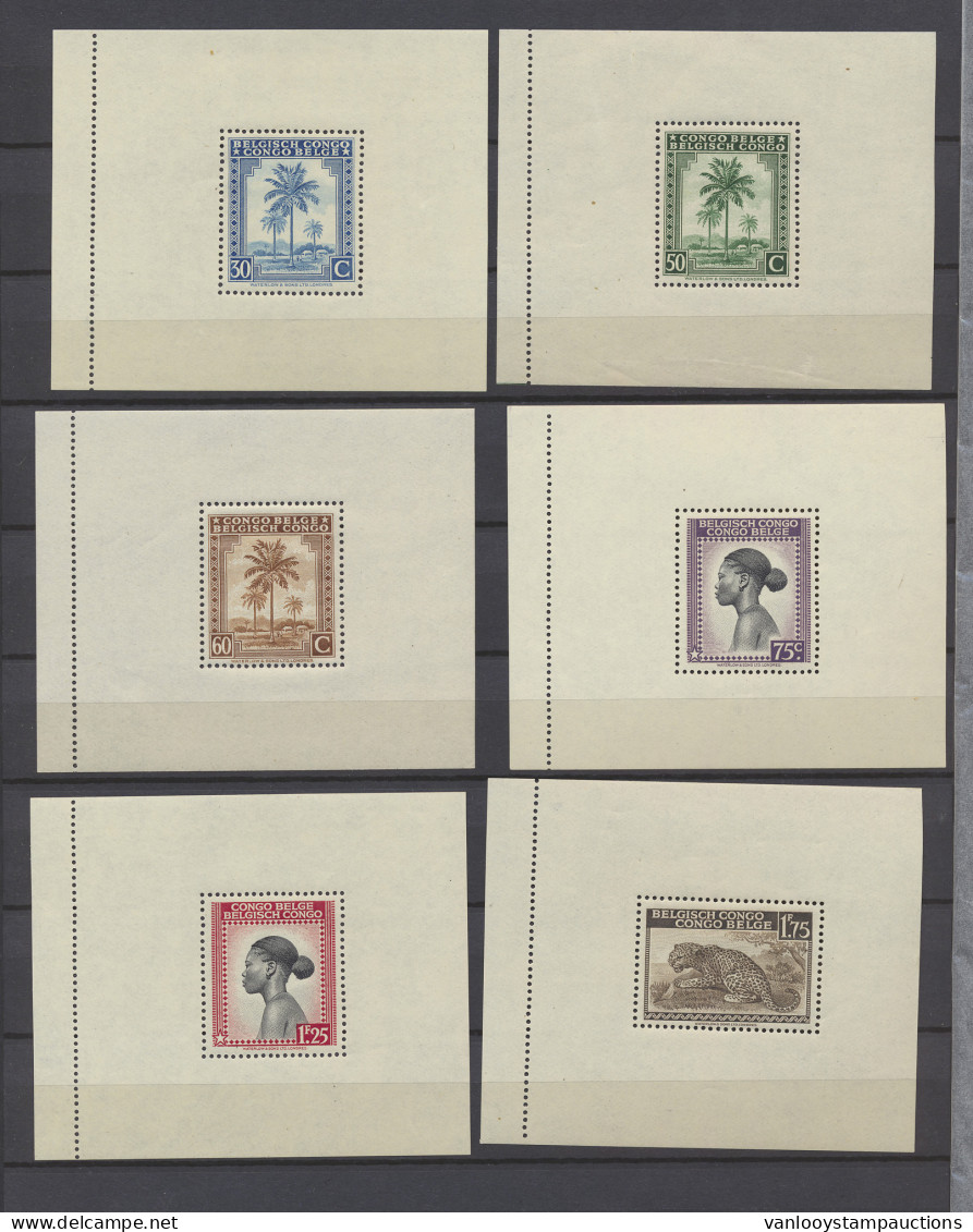 ** Belgian Congo BL 3/10 And Ruanda Urundi BL 1/4, Quality To Be Checked, Vf/f/to Be Checked (OBP €2.100) - Other & Unclassified