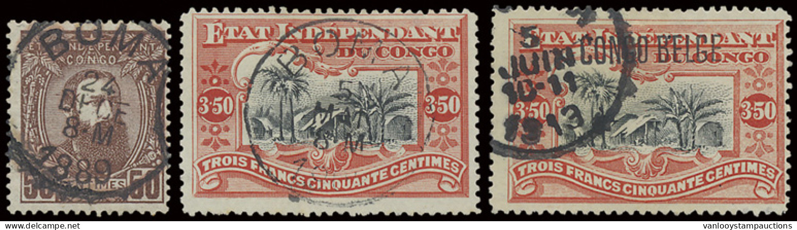 */0 1886/1962 Belgian Congo And Ruanda Urundi, Collection In Prinet Bender Album, Some Full Sets Mainly Cancelled, Vf/f/ - Autres & Non Classés