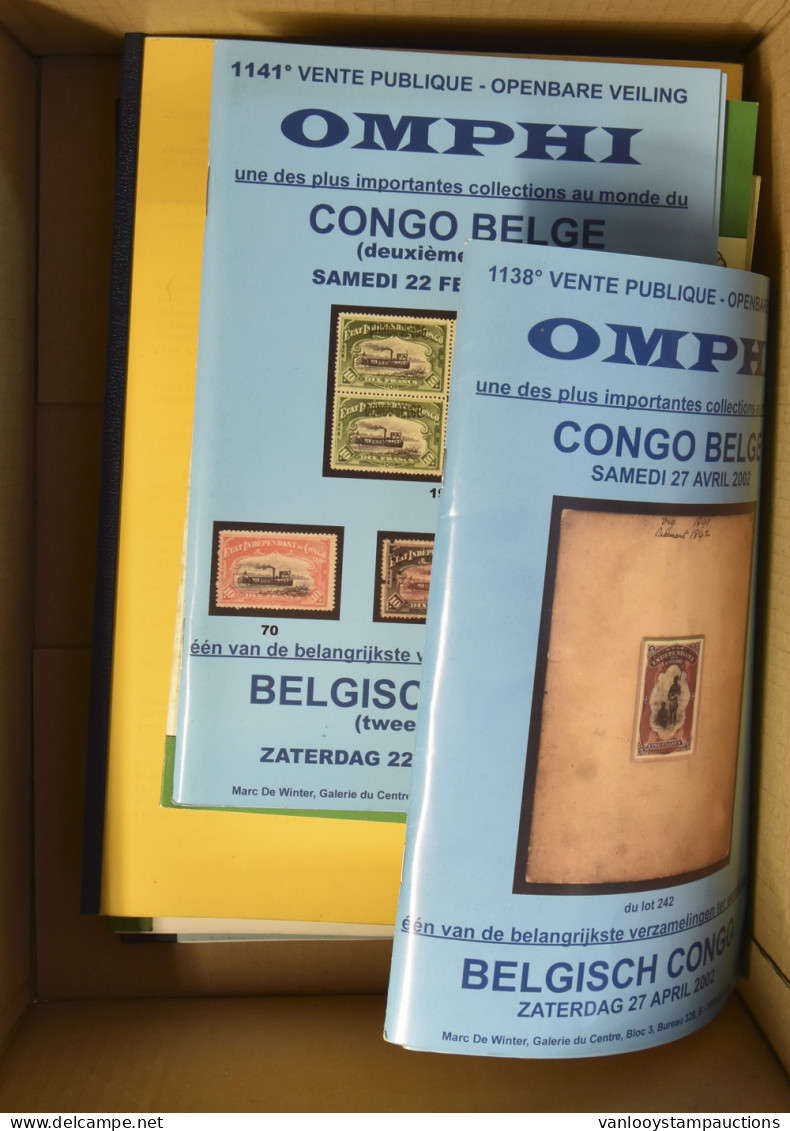 LIT Philatelic Literature, 8 Volumes, A.o. Dufour, Omphi, Copy Lado, Deneumostier, F/to Be Checked. - Otros & Sin Clasificación