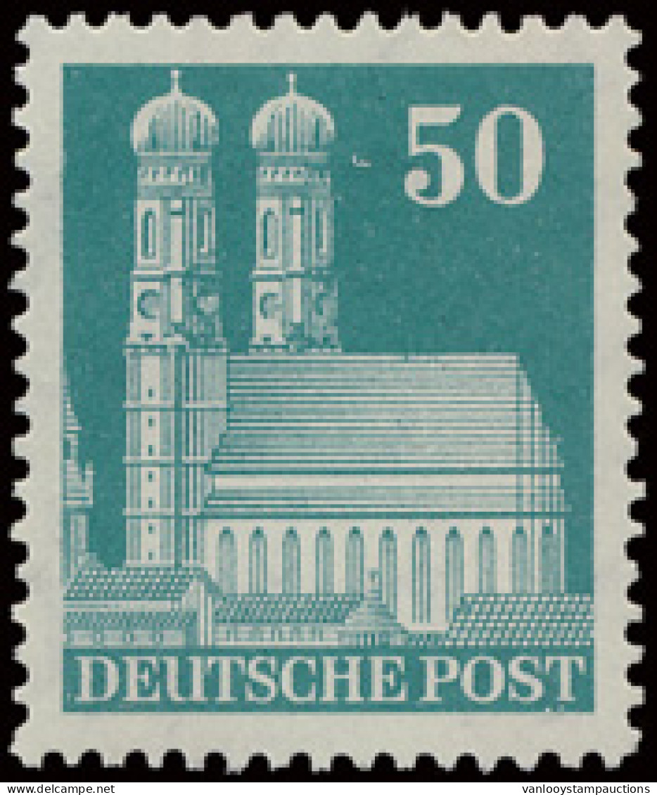 ** N° 73eg/97IIeg (Mi.) 1949/51 Bauten, Tanding 14, Zm (Mi. €730) - Sonstige & Ohne Zuordnung