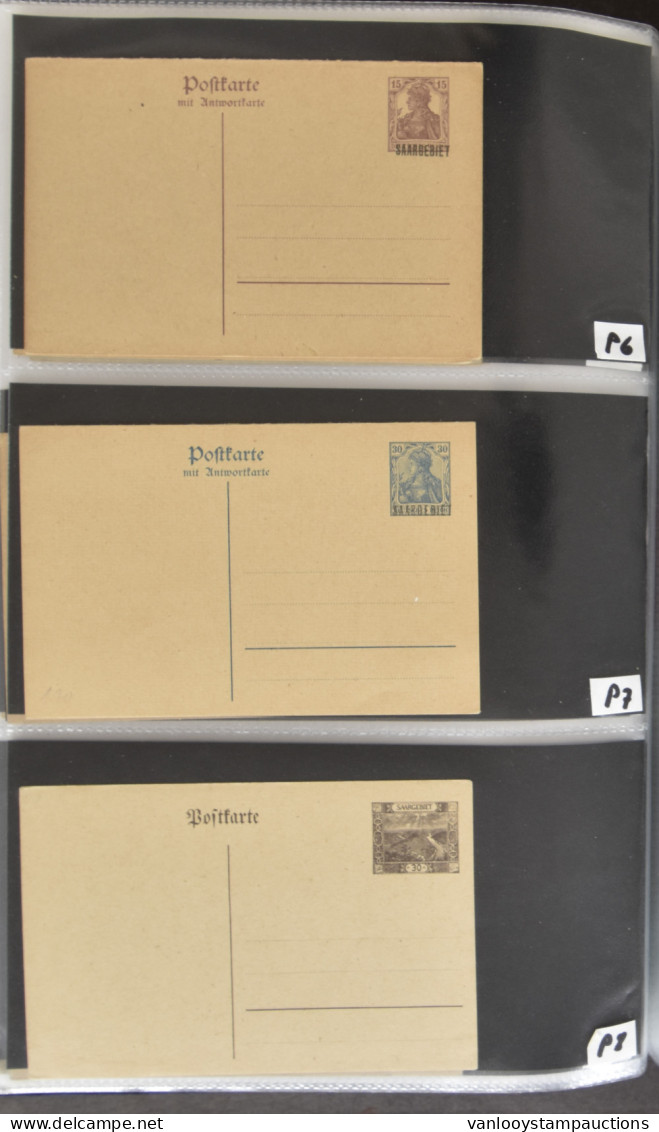 1914/1957 Album Met Verregaand Volledige Verzameling Postwaardestukken Vrijwel Alle Ongebruikt Van Bezette Gebieden Meme - Other & Unclassified