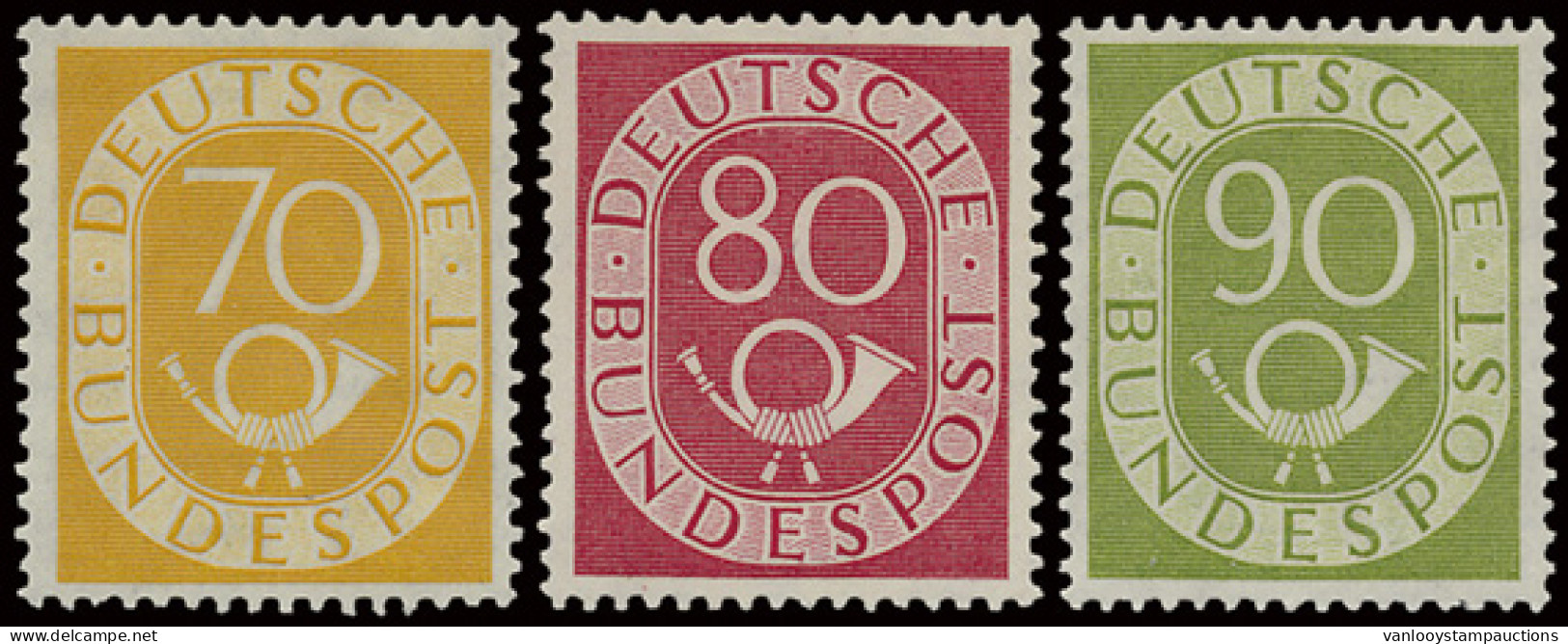 ** N° 123/38 Posthorn, 90 Geprüft Schlegel, Zm (Mi. €2.200) - Otros & Sin Clasificación