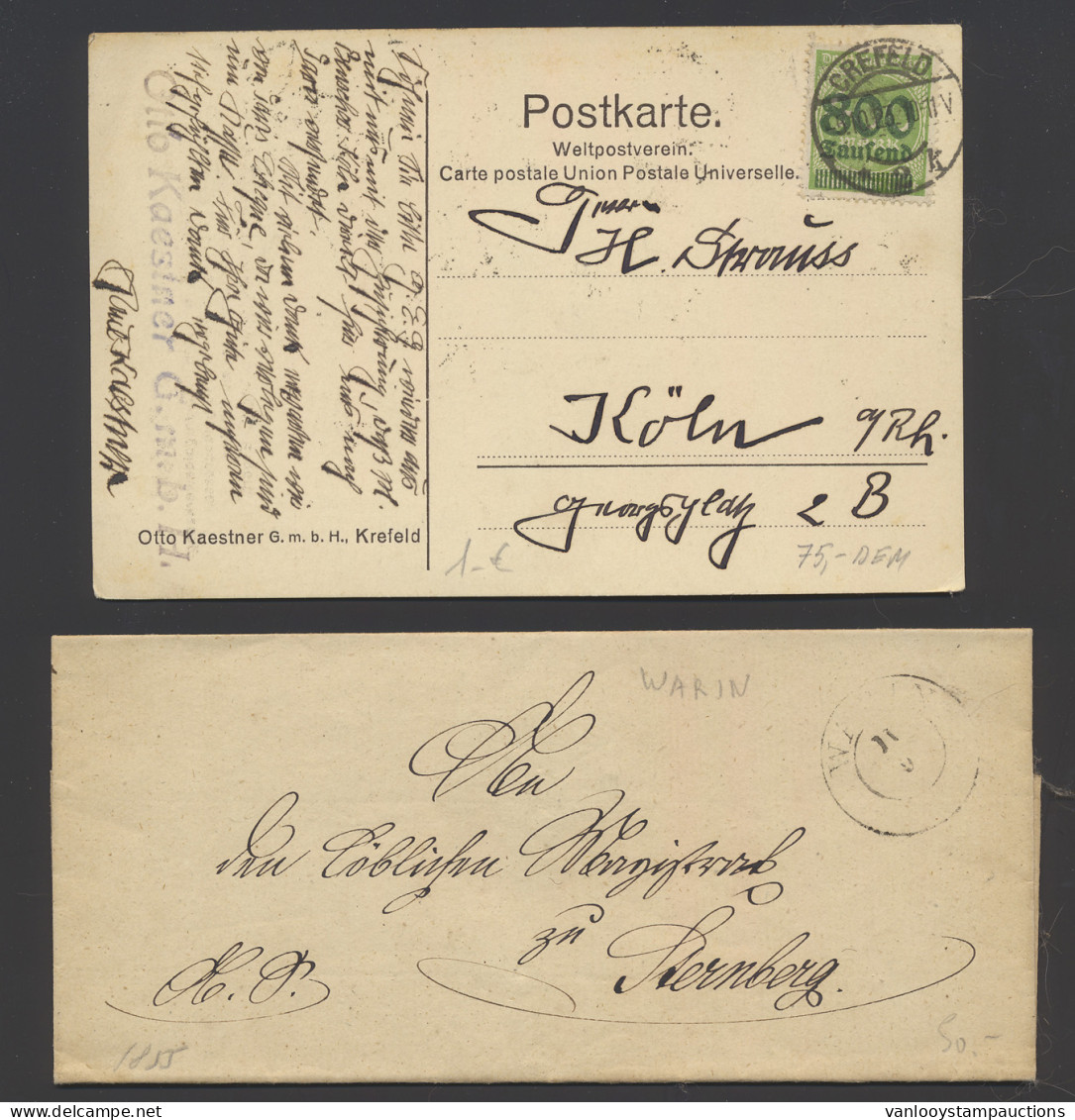Honderden Poststukken, W.o. Mooie Frankeringen, Ook Wat Ouder Materiaal, Zm/m - Altri & Non Classificati