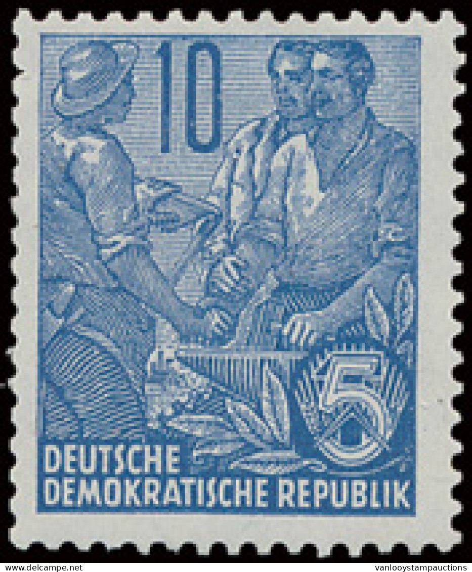 ** N° 453 I (Mi.) 1955 - 10pf. Mit Langer Nase, Zm (Mi. €150) - Autres & Non Classés