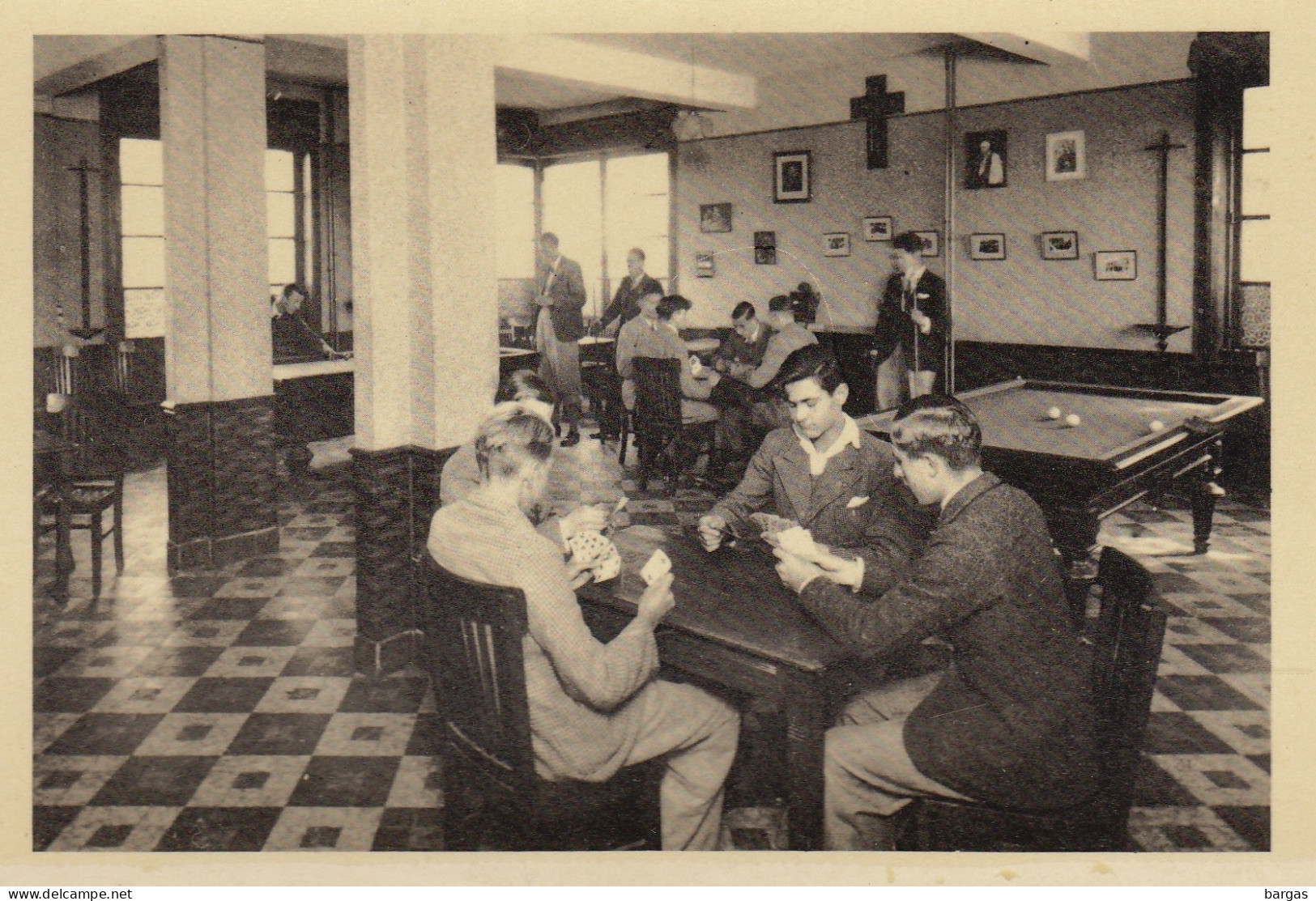 Carte Braine L'alleud Collège Cardinal Mercier CCM Salle De Jeux - Braine-l'Alleud