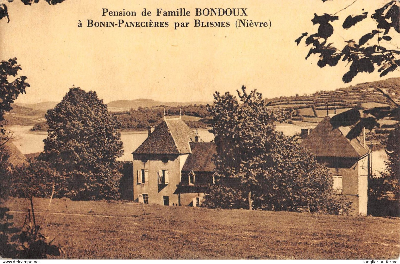 CPA 58 BONIN PANECIERES PAR BLISMES / PENSION DE FAMILLE BONDOUX - Sonstige & Ohne Zuordnung