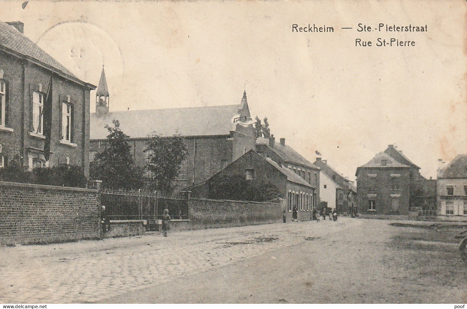 Reckheim / Rekem : Ste - Pieterstraat  --- 1923 - Lanaken