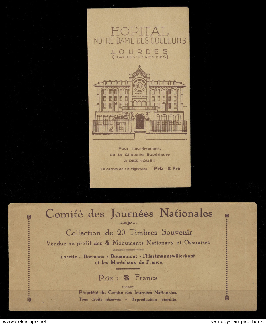 ** 6 Oude Boekjes Met Sluitingszegels W.o. 4 Verschillende Van Het Comité National De Défense Contre La Tuberculose, 1 E - Other & Unclassified