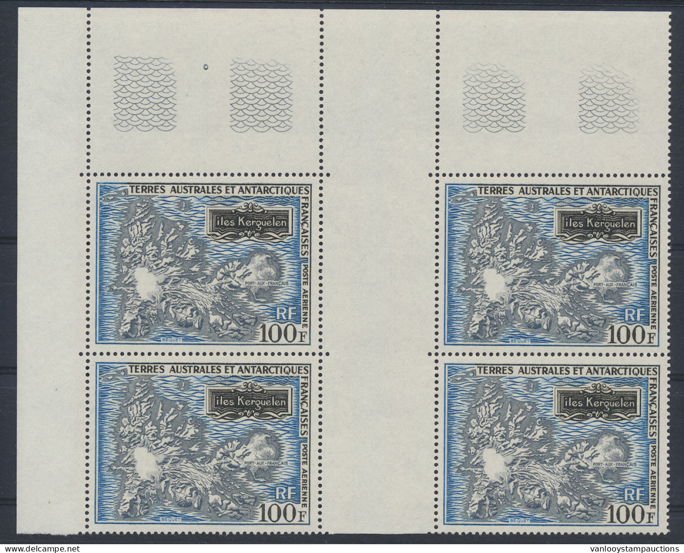 ** PA 20 '1970 Kerguelen' (blok Van 4), Zm (Yv € 500) - Sonstige & Ohne Zuordnung