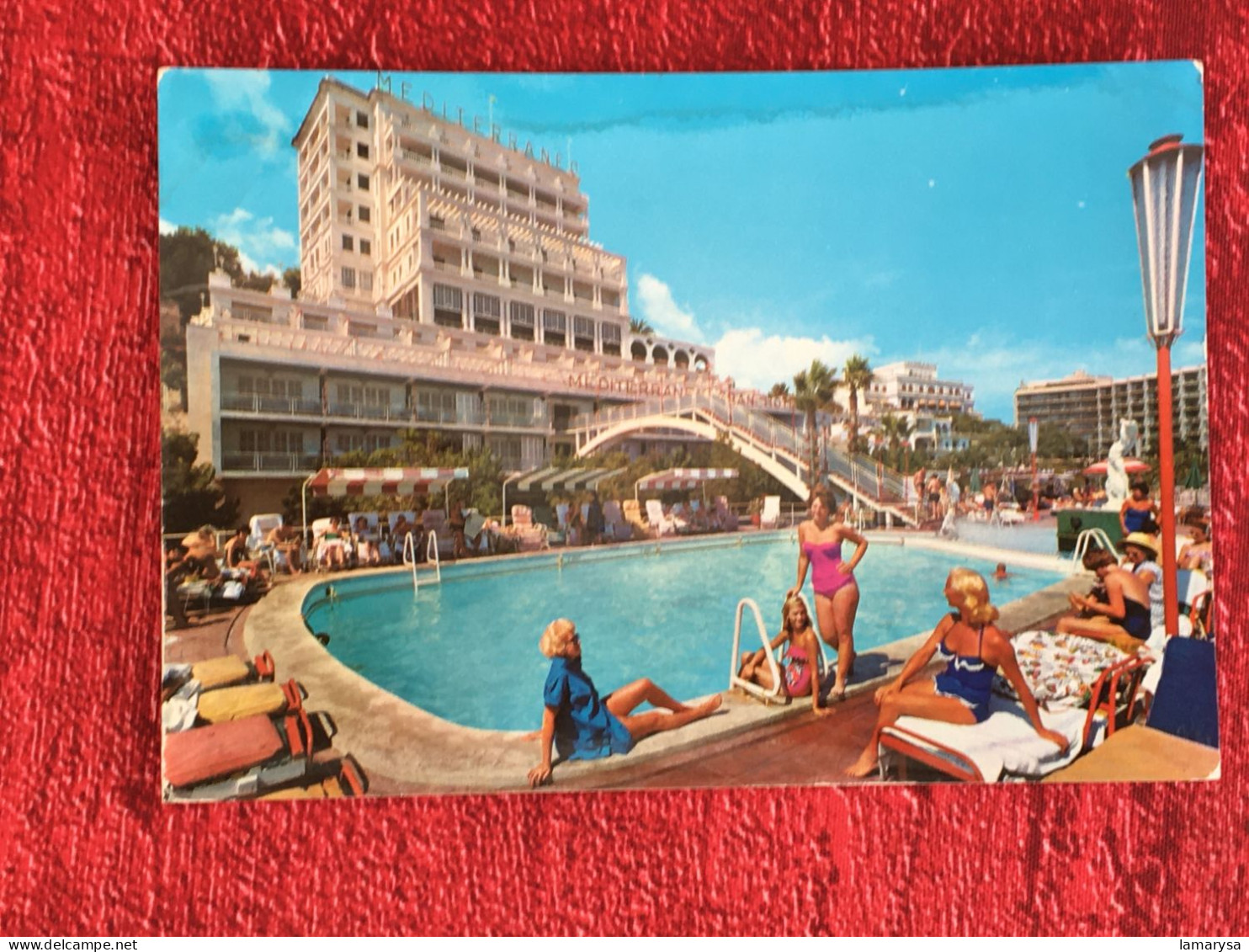 Carte Postale España Espagne Islas Baleares Palma De Mallorca- Piscina Du Grand Hôtel Méditerranéo - Palma De Mallorca