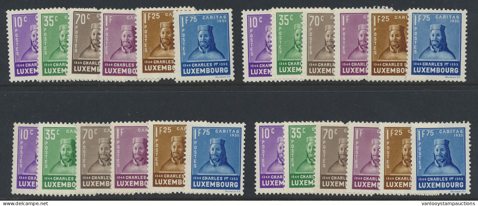 ** N° 276/81 '1935 Caritas' (4x), Zm (Yv € 580) - Other & Unclassified