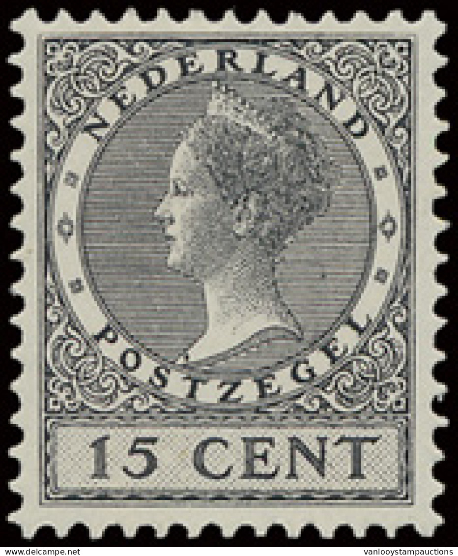 ** N° 137 P '1924 Tentoonstelling 15 Cent' Zwart Puntje Op Borst, Zm (NVPH € 180) - Other & Unclassified