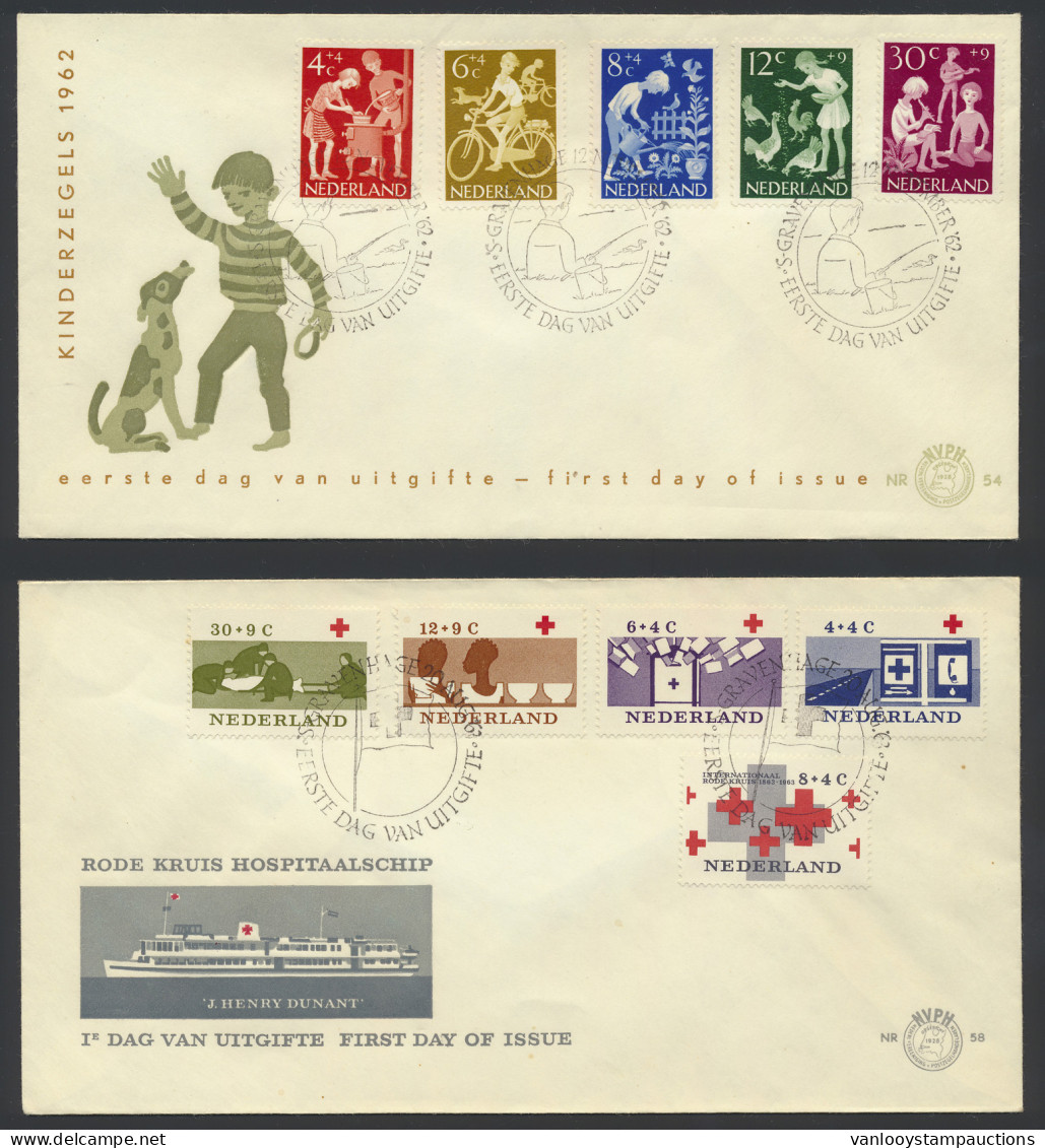 FDC 1958/1998, Ruim 150 Verschillende FDC's W.o. 1962 Zomer En Kind Blanco, Zm/ntz. - Other & Unclassified