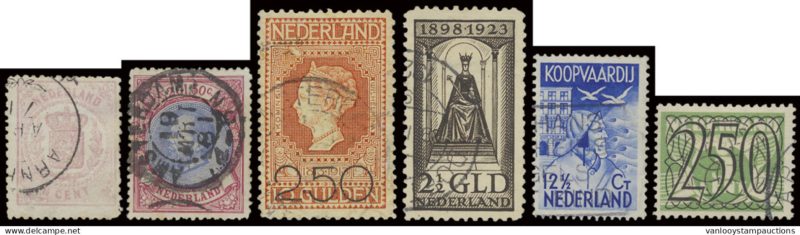 **/*/0 1852/1989 Verzameling In Album Davo Tot 1962 Gest. Of *, Waarbij Beter Materiaal, Na 1963 **, TX, Combinaties Uit - Otros & Sin Clasificación