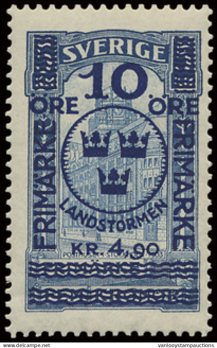 ** N° 86 5kr. Blauw - Postkantoor Stockholm, Zm (Yv. €300) - Altri & Non Classificati