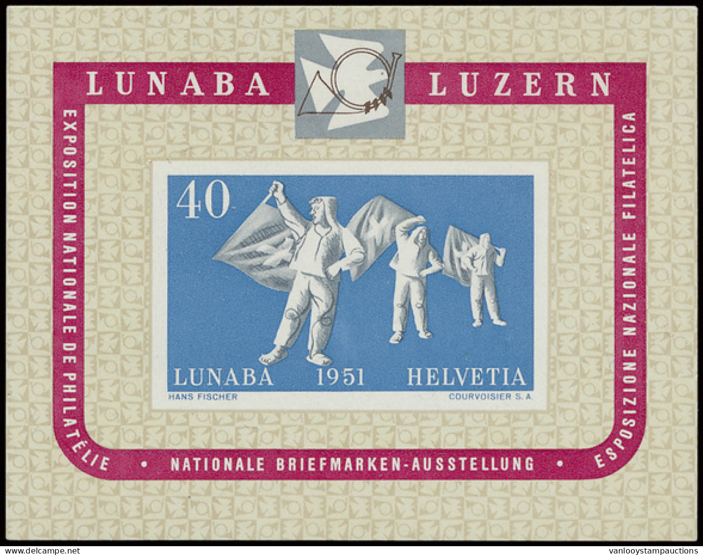 ** BL 14 1951 - Lunaba, Zm (Yv. €275) - Sonstige & Ohne Zuordnung