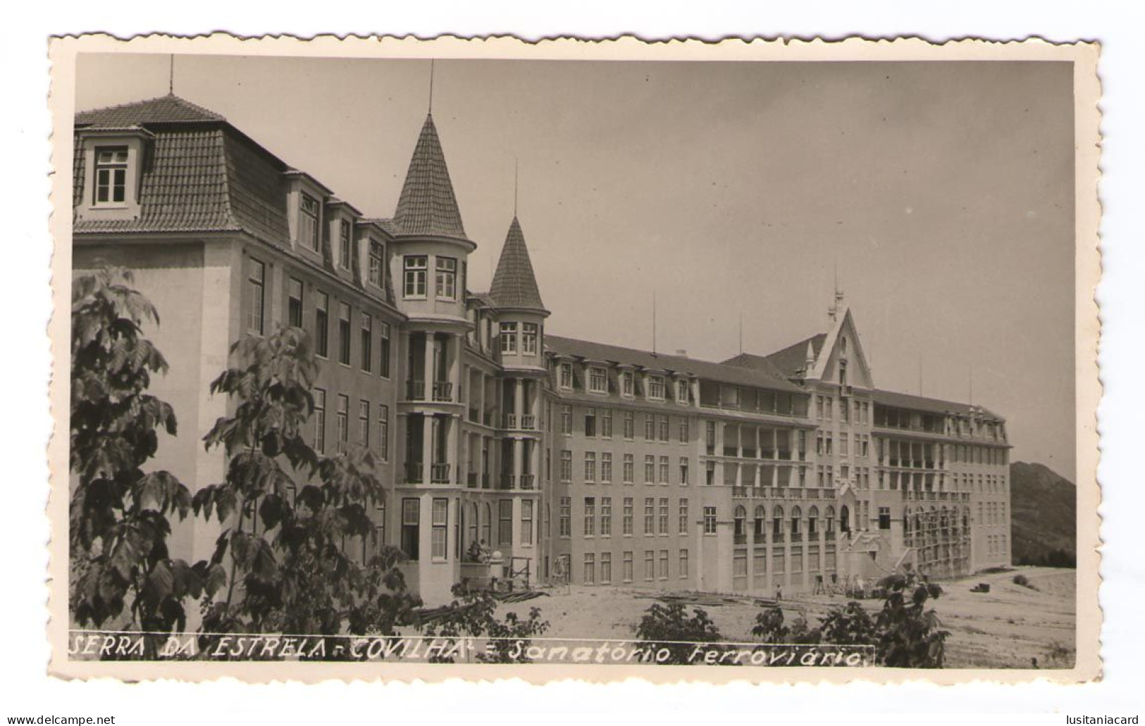 SERRA DA ESTRELA -  COVILHÃ - Sanatorio Ferroviario.  Carte Postale - Castelo Branco