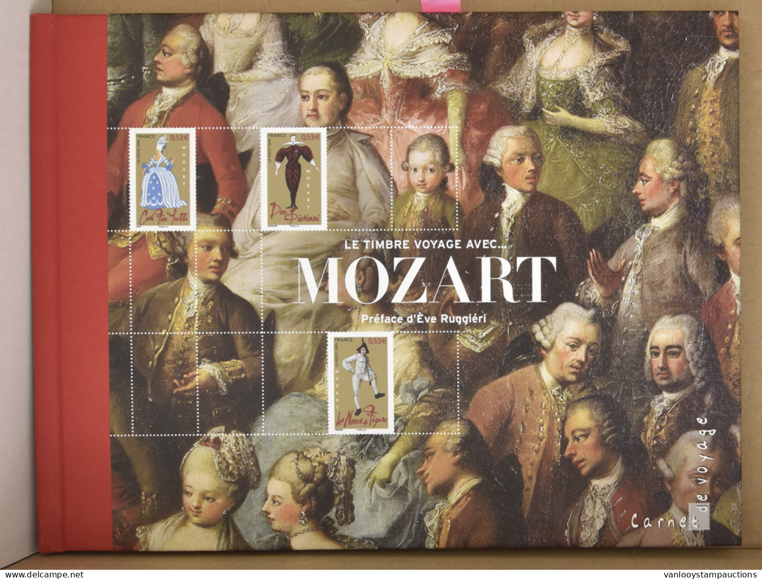 ** Muziek, Frankrijk In LX Boek Over Mozart Met Zegels 2006, Zm - Autres & Non Classés