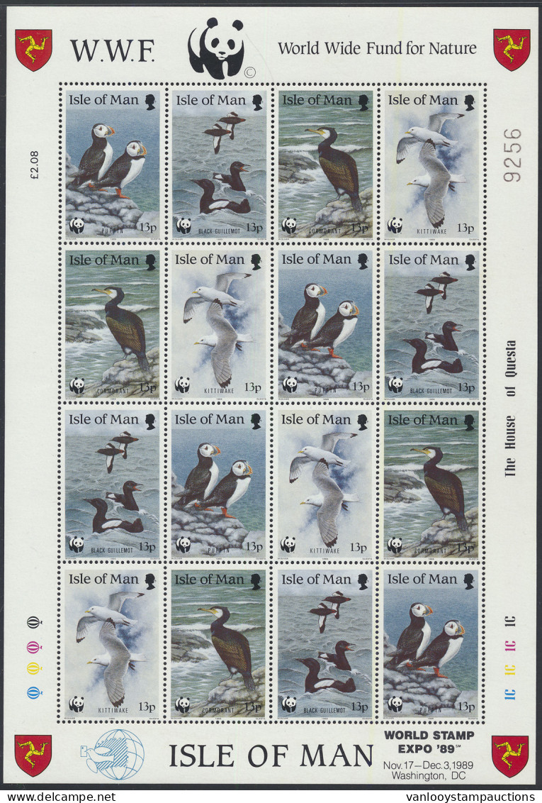 ** Fauna : Vogels WWF, Man, 1989, Zm - Otros & Sin Clasificación