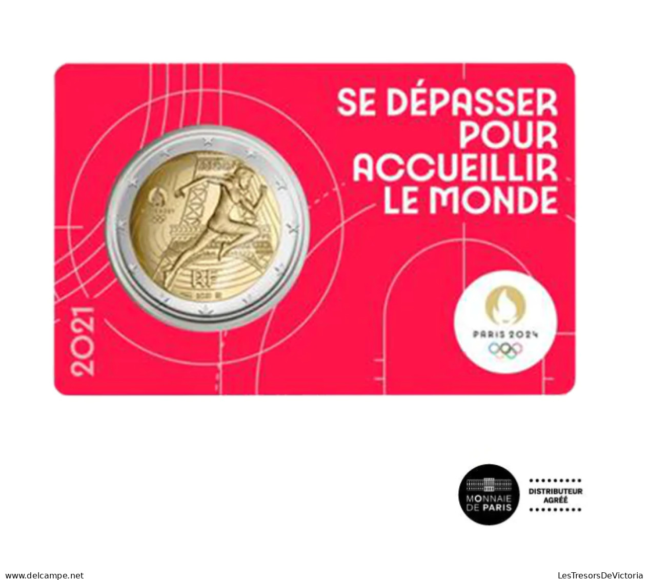 Monnaie - France - Jeux Olympiques Et Paralympiques De Paris 2024 - 2 € - BU - Commémorative - Frankreich